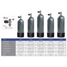 XS Scuba Steel HP100 Cylinder