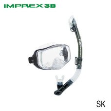 Tusa Imprex 3D hyperdry Mask & Snorkel Combo Snorkeling Set
